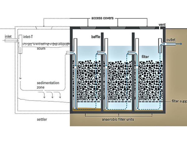 กระบวนการบำบัดน้ำเสียแบบไม่ใช้อากาศ (anaerobic wastewater treatment)